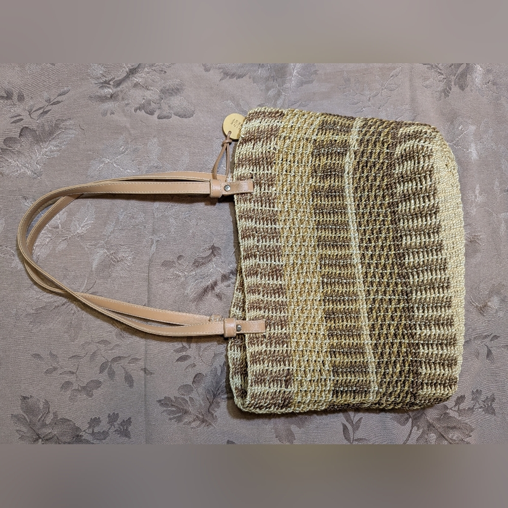 Nine West Straw Tote Bag, Used - Picture 6 of 9